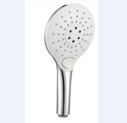 Cheap ABS Plastic 3 functional push button indoor portable shower