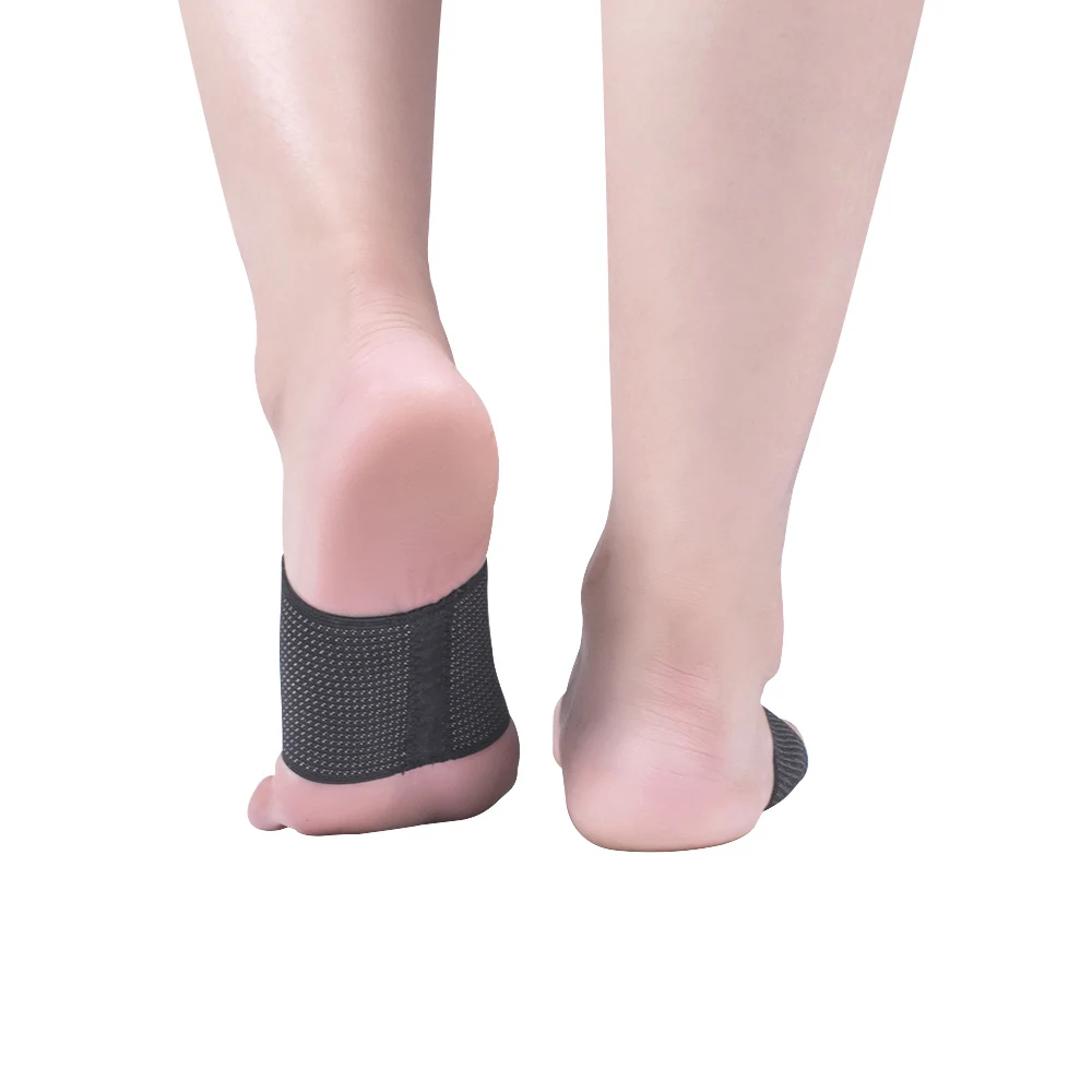 Copper Compression Arch Brace To  Plantar Fasciitis Support Arch Pain Bands Foot Massager Roller
