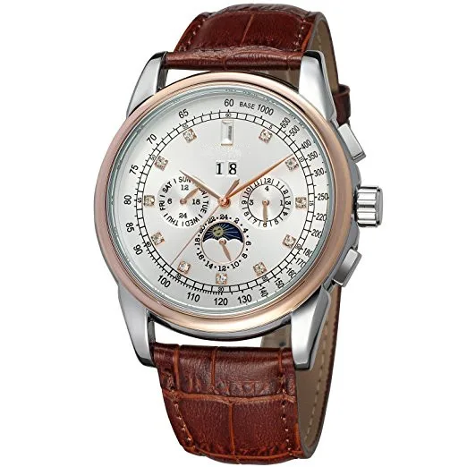 2018 Мужские автоматические механические часы moon phase style, частная марка, часы для мужчин