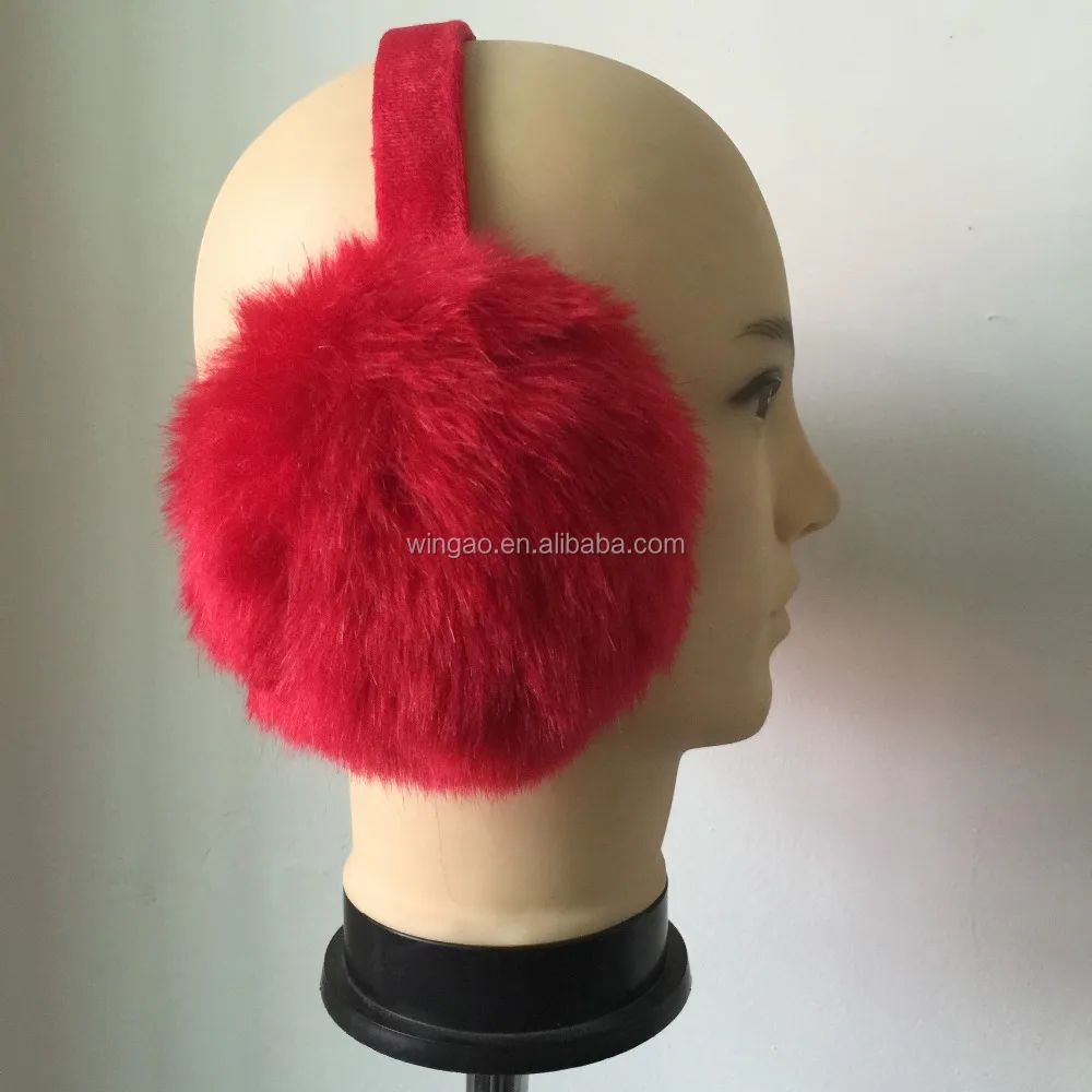 New custom earmuffs Artificial Fox fur Ear muff Autumn And Winter Keep Warm Wool Ear muff Winter Ear Warmers