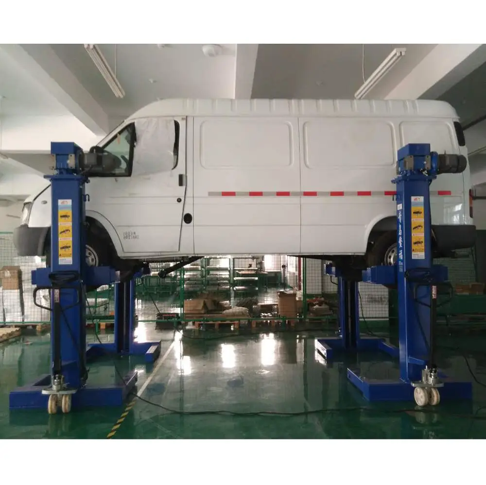 
Mobile Hydraulic Car Lift for lifting car and truck also named Tilting Car Lift 