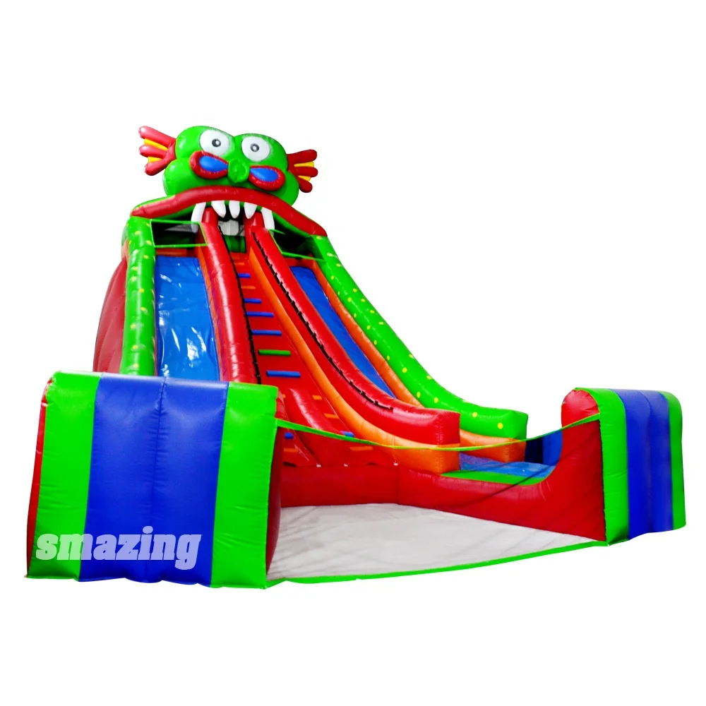 Fun inflatable dinosaur slide inflatable slide for boat sale