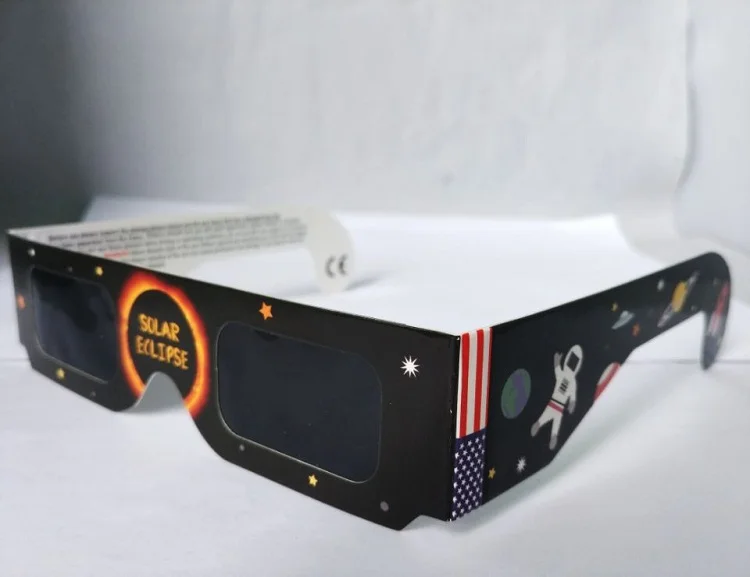 
2020 Custom Printed Paper Solar Eclipse Glasses Factory Wholesale Solar Eclipse Glasses 