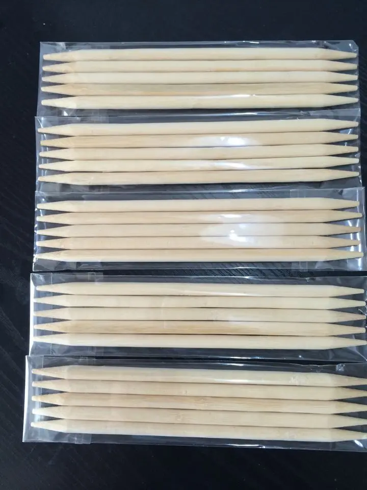 Natural Bamboo Knitting Needle, Sweater Knitting Needle Bamboo Double Pointed Knitting Needle.