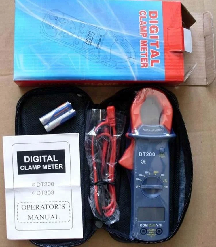 small size digital clamp meter DT200