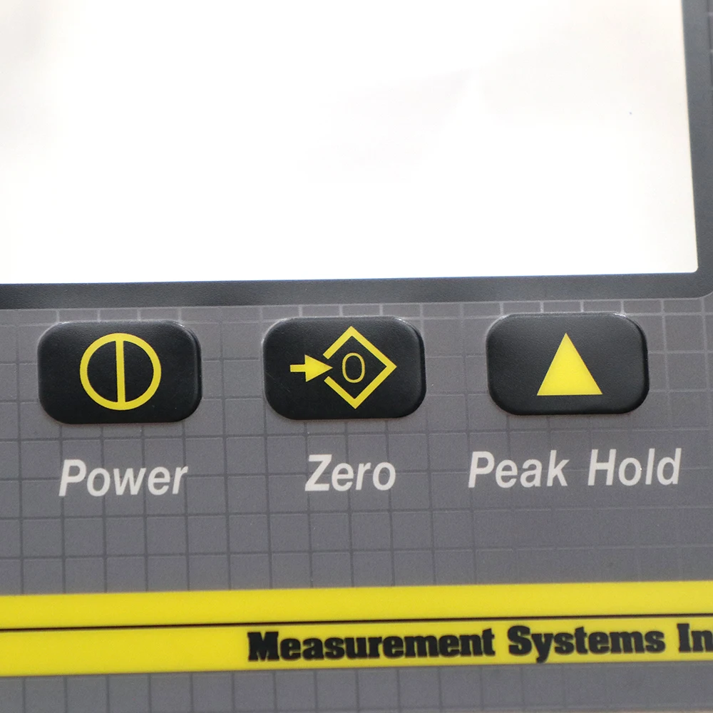 Economical custom membrane switch button panel with transparent LCD screen