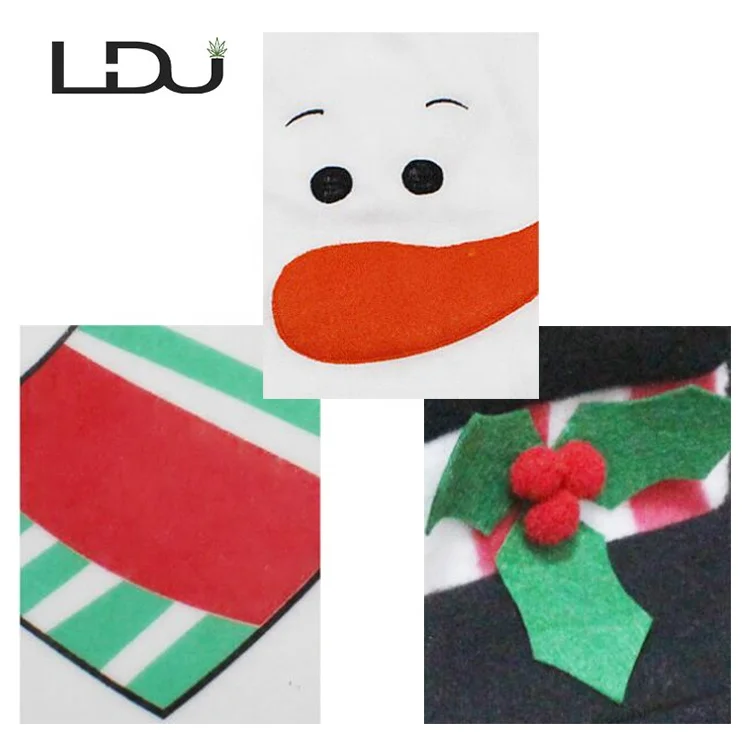Hot Selling 3Pcs/Set Snowman Toilet Seat Cover Bathroom Christmas Decorations