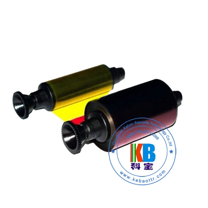 Pebble3 Pebble 4 printer R3011C Plastic PVC ID card Printer ribbon ymcko plastic printer ID card ribbon