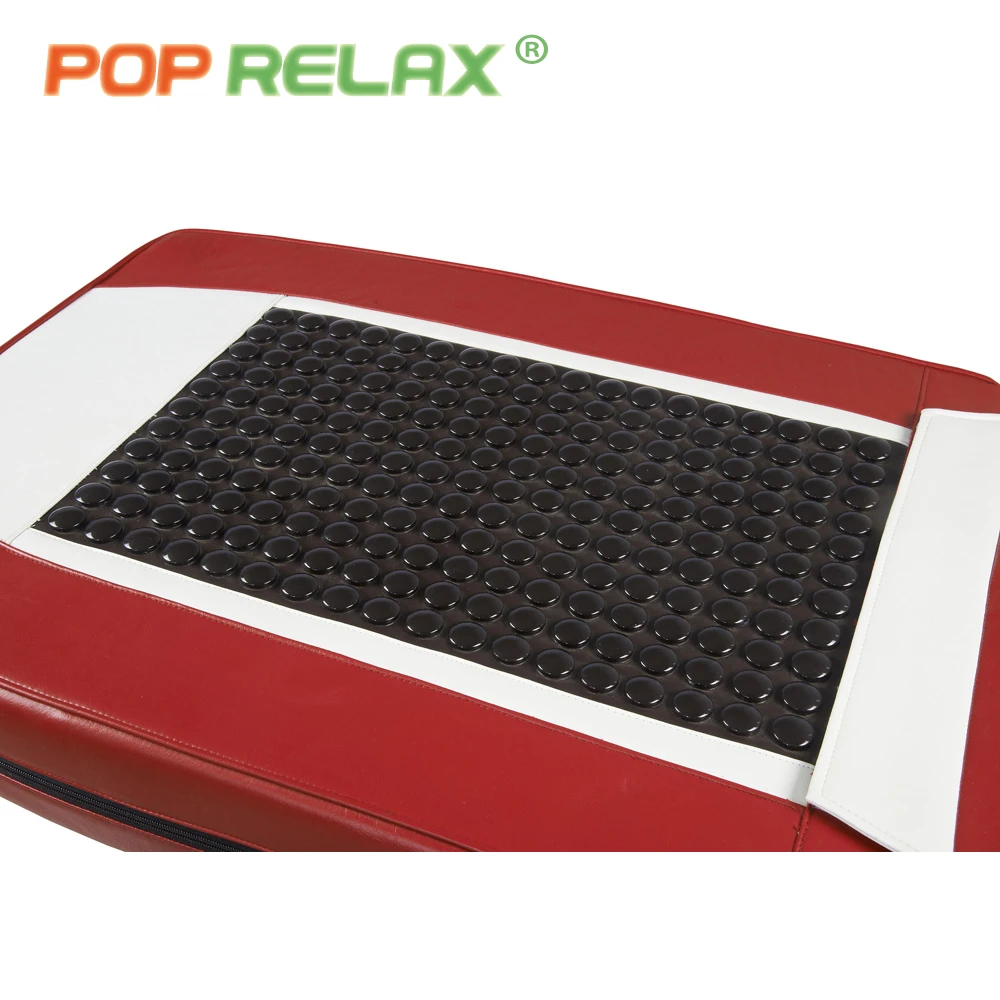 
POP RELAX Jade roller massage bed Korea thermal hot stone spine care infrared electric heating rolling therapeutic massage bed 