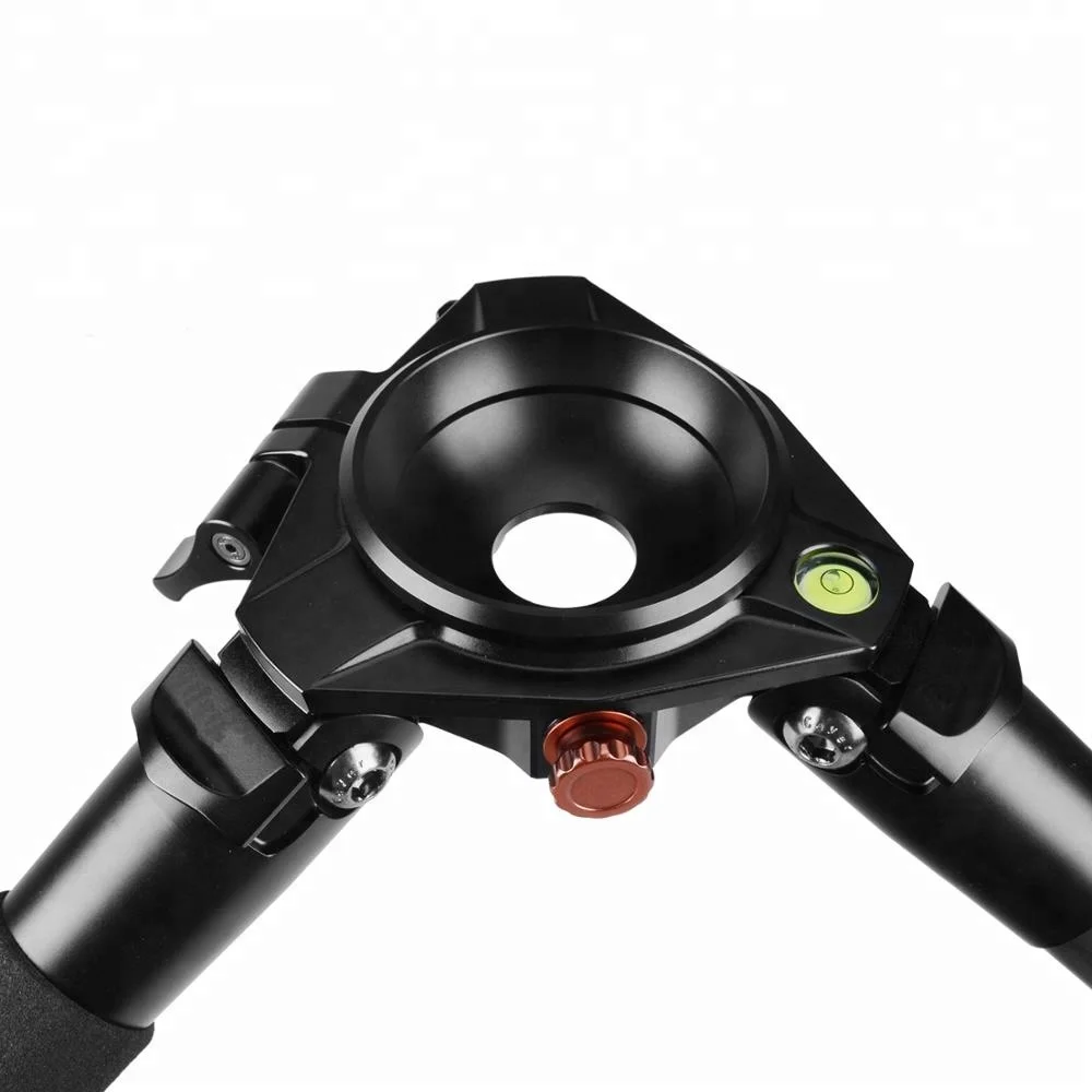 162cm Professional Heavy Duty Carbon Fiber Video Camera Tripod with 75mm Ball and Flat  Base Adapter