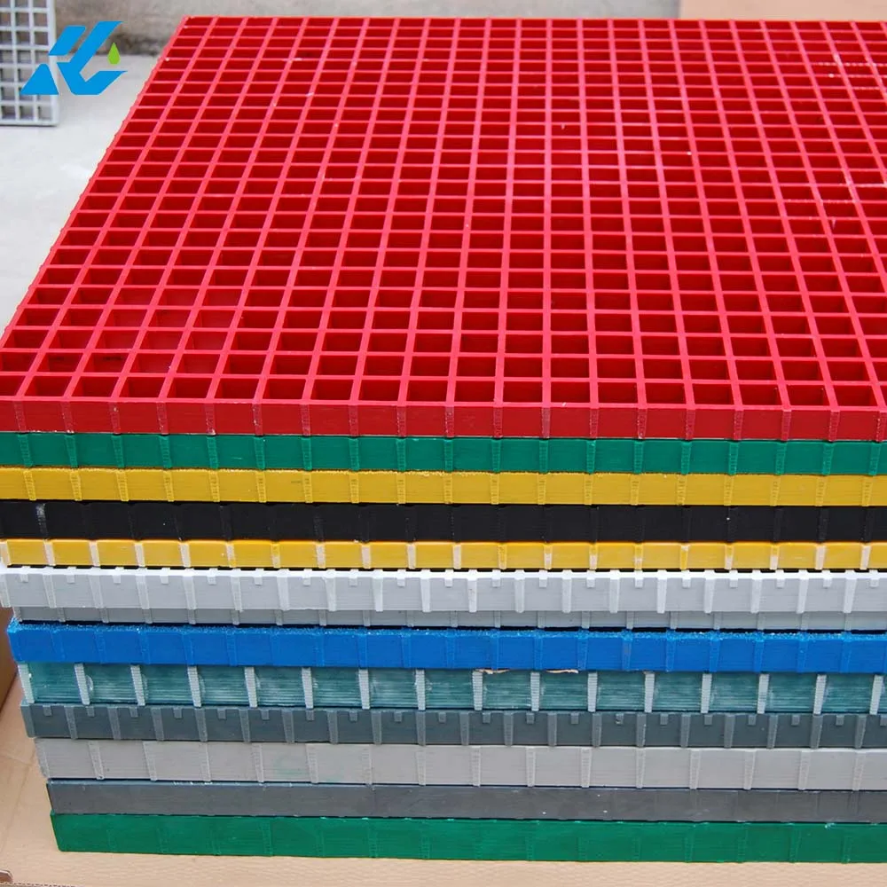 Colorful walkway molded fiberglass plastic frp grating