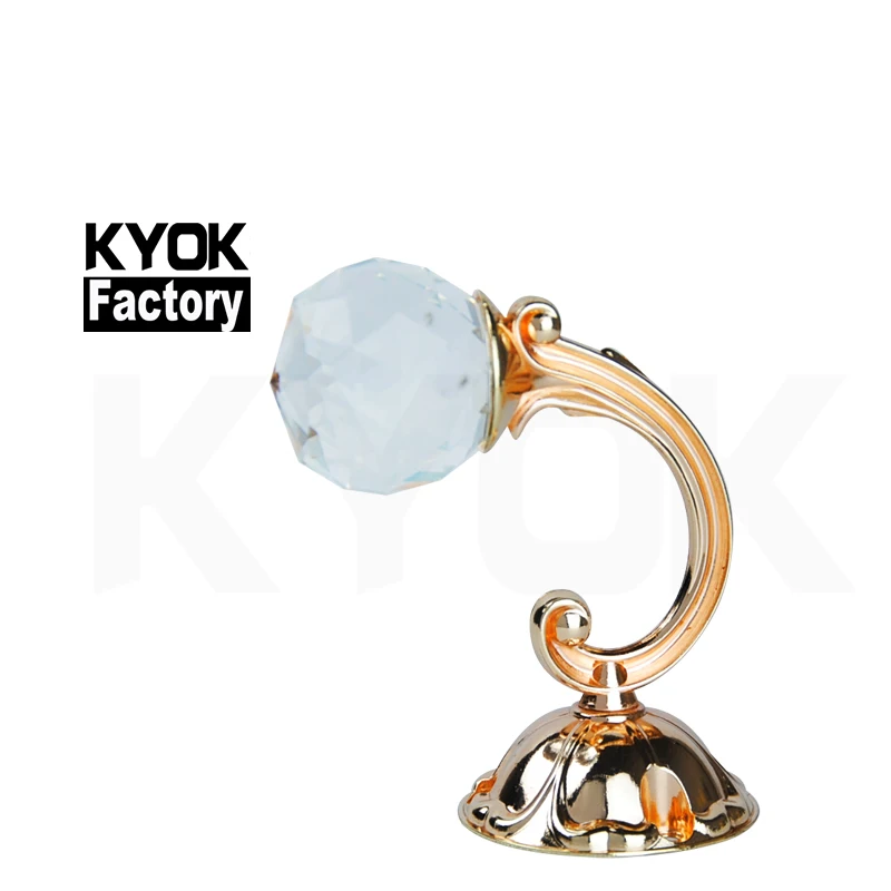 KYOK superior quality curtain walls accessories shower curtain hooks ,luxurious curtain tiebacks hook