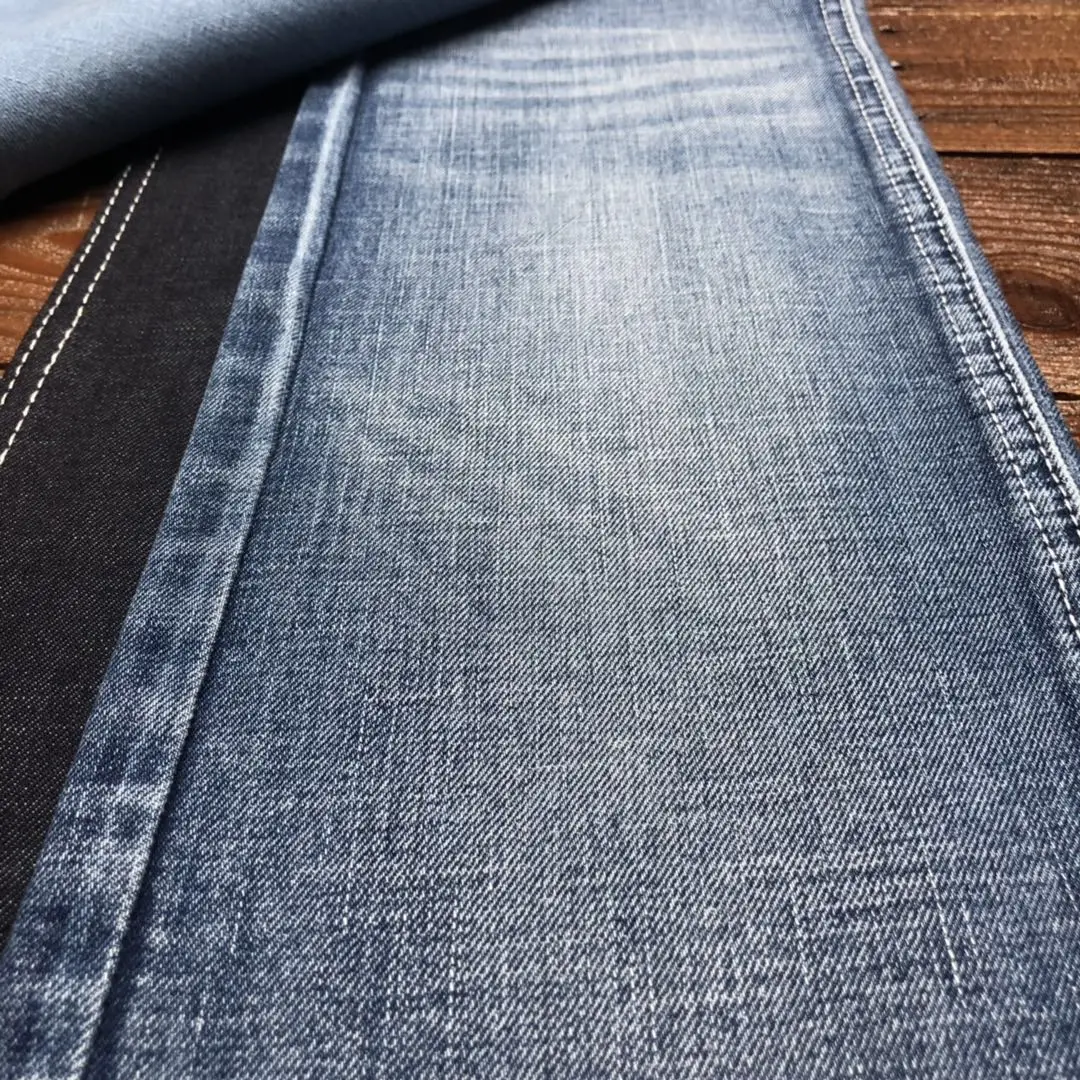 XFIT bi stretch Lycra T400 fiber provide 360 degree comfort four 4 way stretch woven denim fabric 3D fit