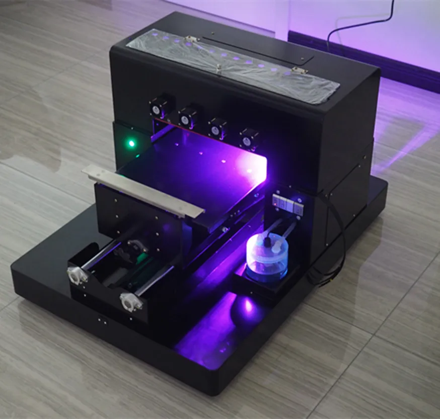 semi-automatic uv flatbed printer with cheap price