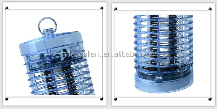 
Translucent Plastic Housing 4W UV lamp Bug Zapper Pest Killer for Home use 