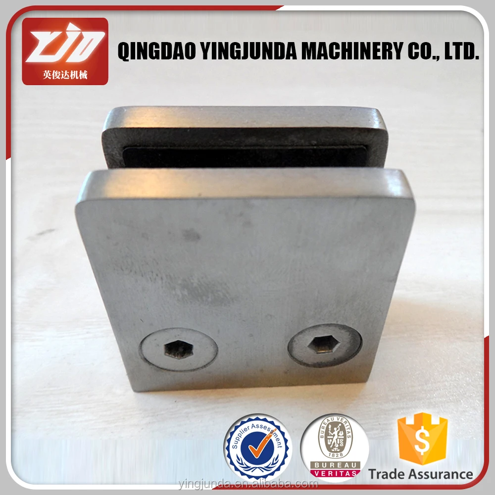 glass fitting accessories glass holding clips stainless steel glass clamp supplier