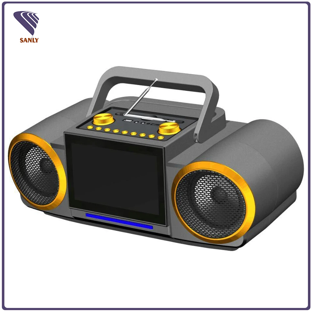 
2018 NEW design Portable Hifi audio system with Screen and DVD player 