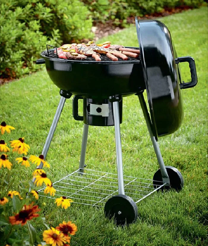 Relocatable легко использовать и большой размер 22.5 дюймов чайник угольный гриль
