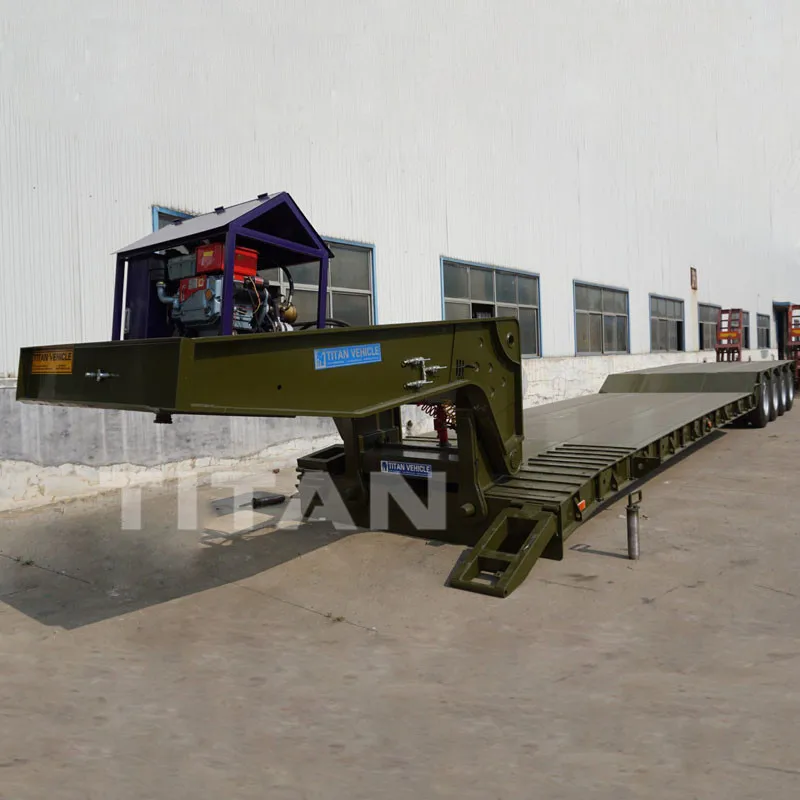 80 ton lowboy trailer detachable gooseneck 100 ton lowboy trailer for sale