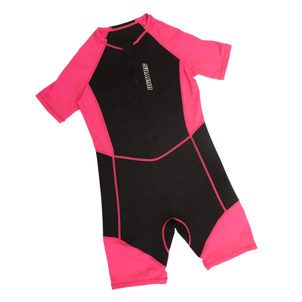 custom kids sportswear Neoprene with spandex stretch fabric for swimming