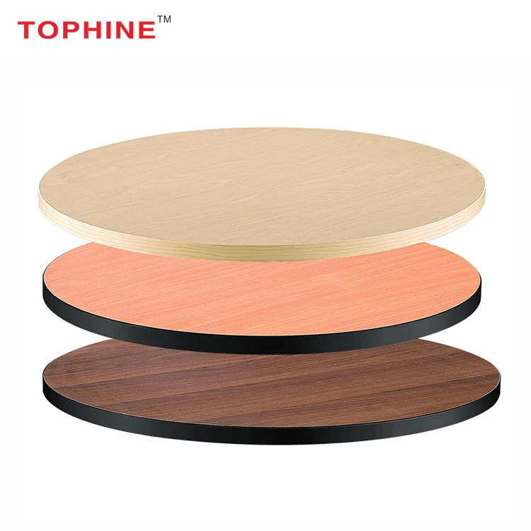 
Commercial Contract TOPHINE Various Size Rectangle /Round Chipboard Dining Table Top 