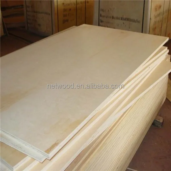 
Poplar core 18mm russian birch plywood for furniture 