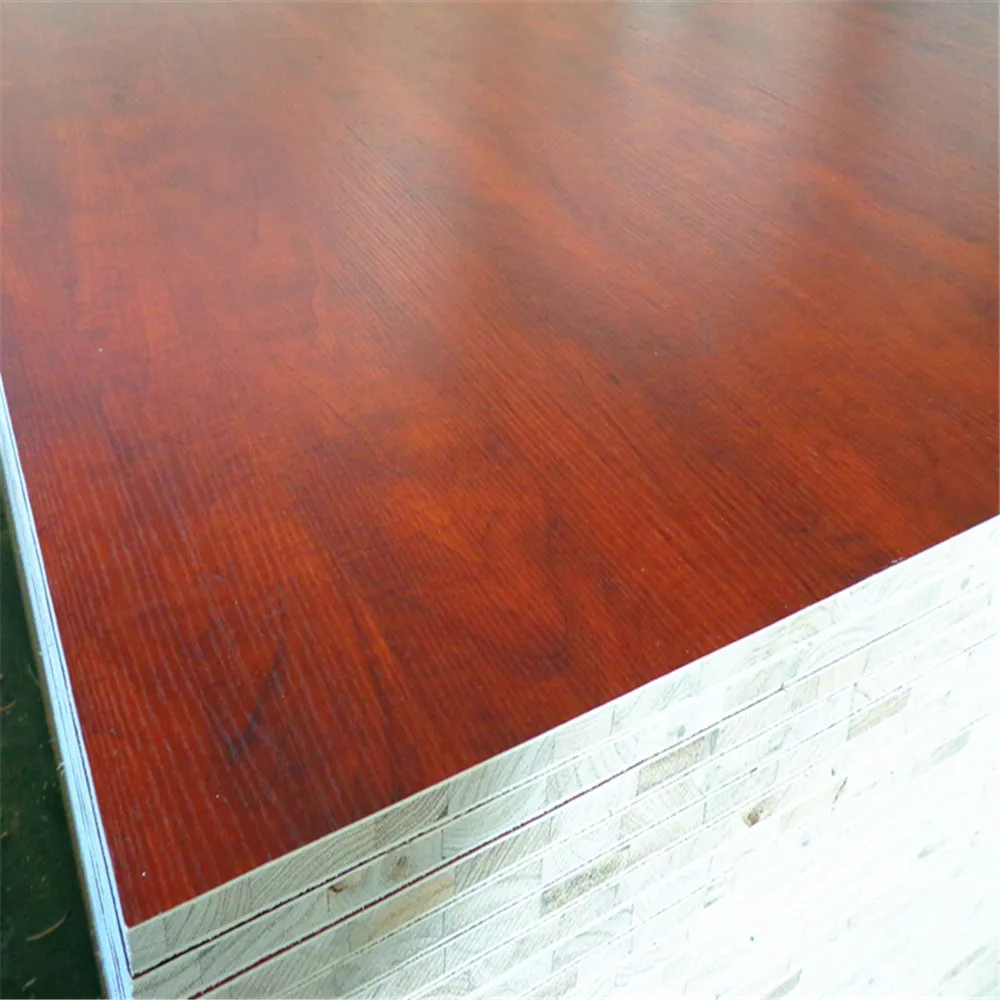 
E0 E1 E2 E3 WBP Melamine faced Malacca block board for furniture 
