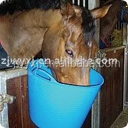 flexible PE BUCKETS,horse feeder buckets,FlexBag,14L plastic bucket,REACH