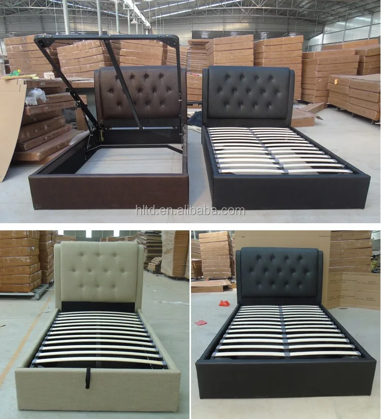 
KING&QUEEN BED WITH HYDRAULIC STORAGE 