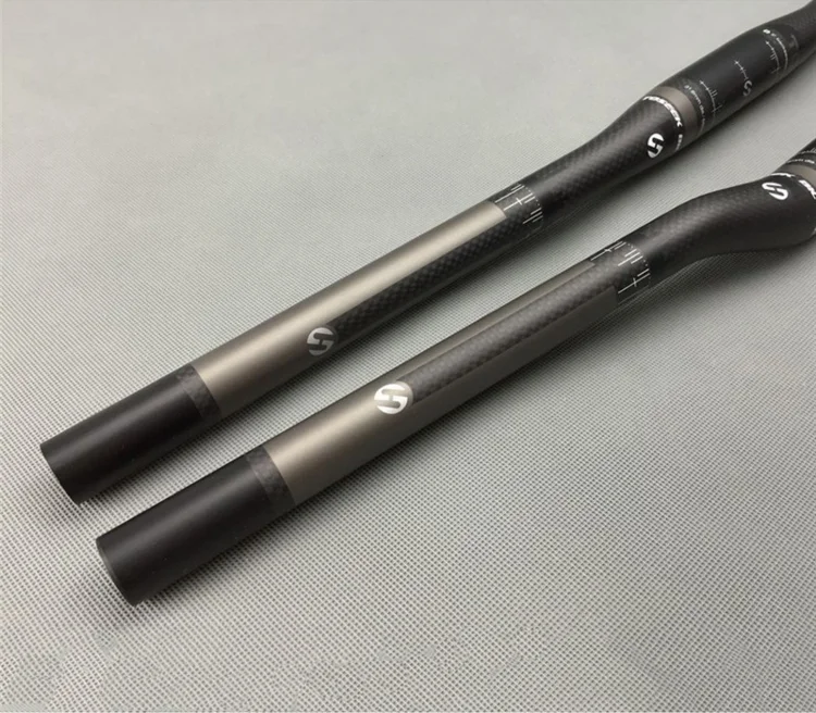 Toseek 3K Full Carbon Fiber Bicycle Handlebar Mountain Bike Handlebar 580-760mm