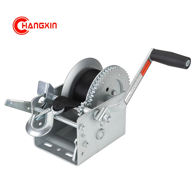 2500LBS Heavy Duty Hand Winch with Brake For Poultry Farm