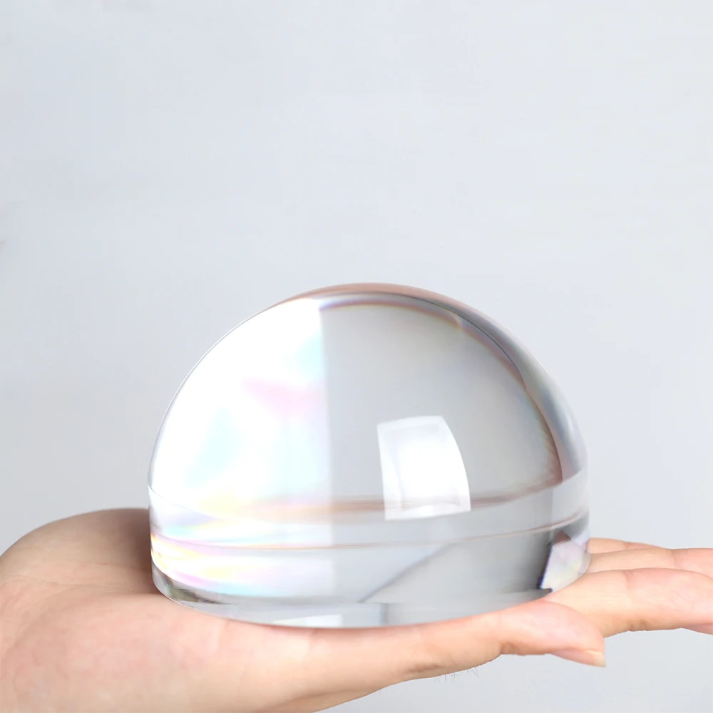 BIJIA 95mm Acrylic Reading magnifying glass paperweight dome magnifier for elderly