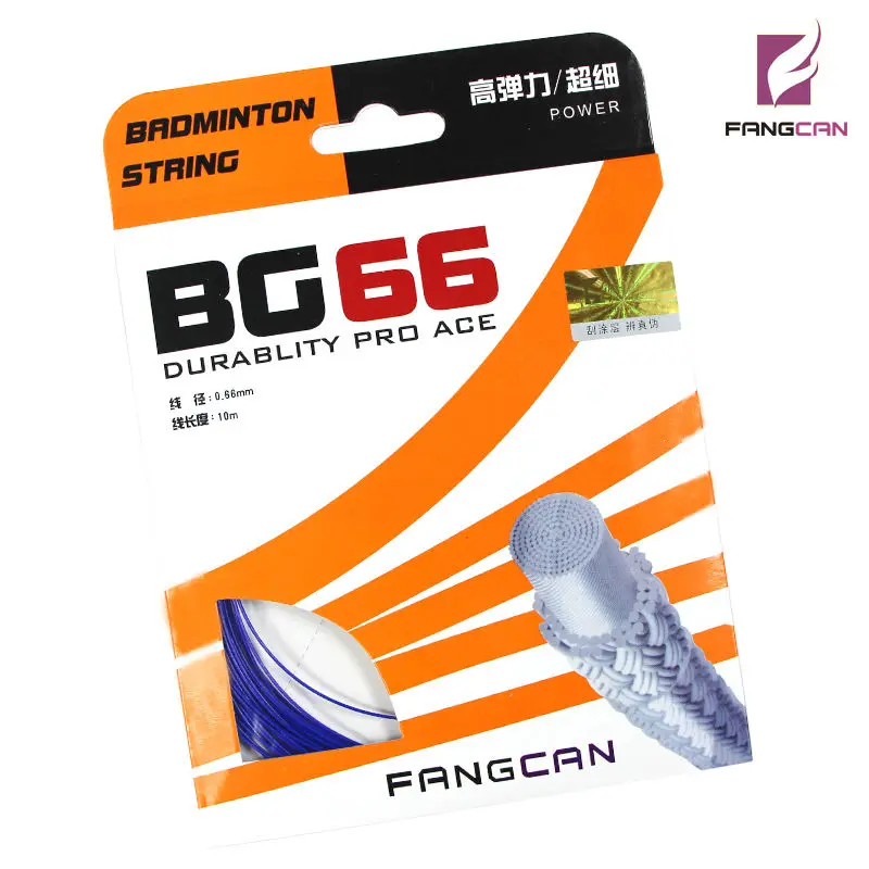 FANGCAN badminton string, 23-26lbs, durablity pro ace, high elasticity, badminton string BG66