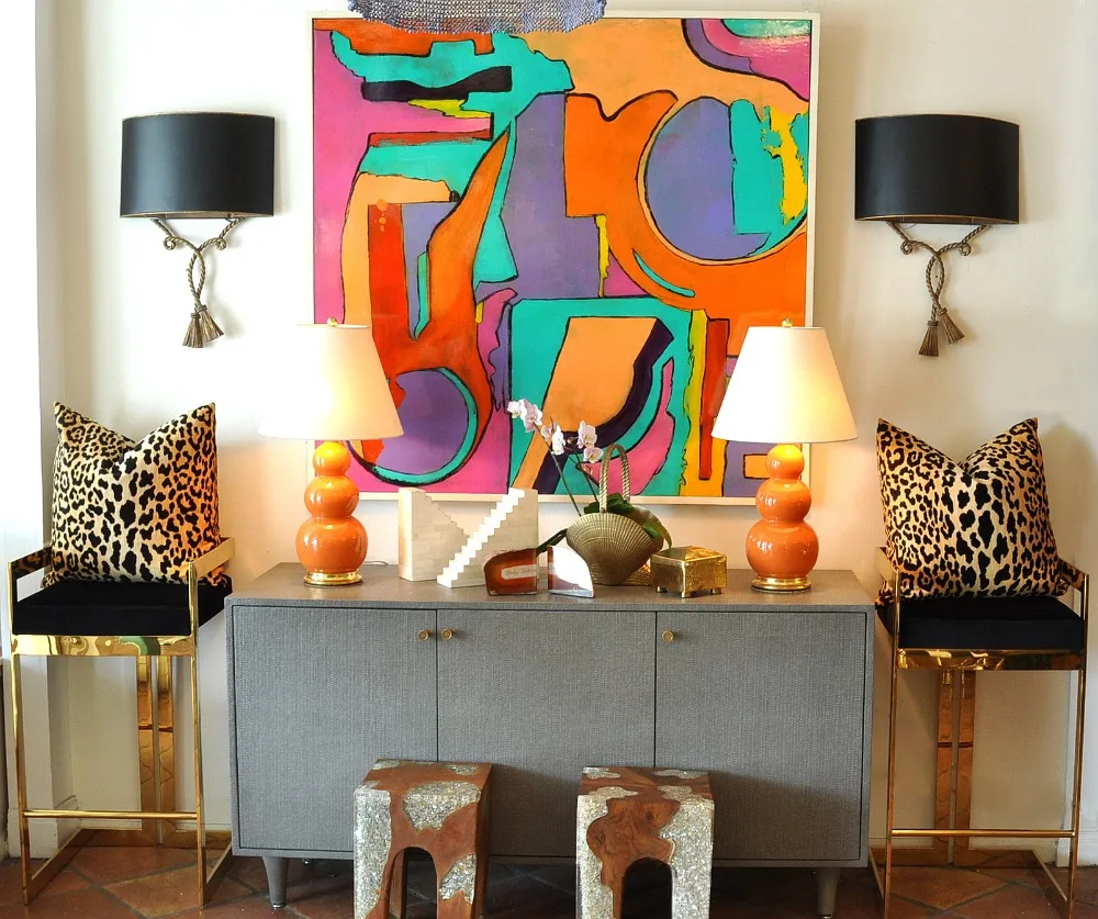 Luxury rose gold stainless steel velvet bar stool high chair