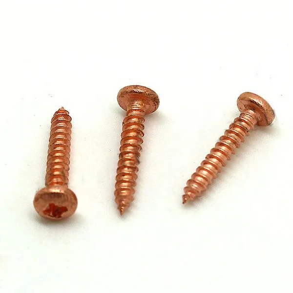 Customized Design Steel Copper Button Head Ice Wood Screw