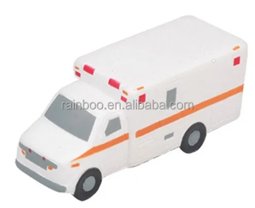 Eco-friendly logo printed cheap truck shape pu stress toy for promotion