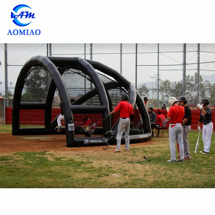 High Quality PVC Huge Inflatable Baseball Sport Game Hot Sale  Bouncer Inflatable Batting Cage Field for Kids and Adults