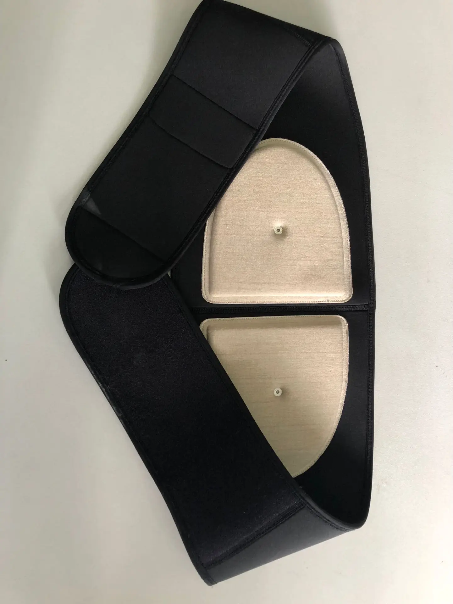 
Tens Machine Waist Belt Conductive Fabric Waist Belt for Back Pain 