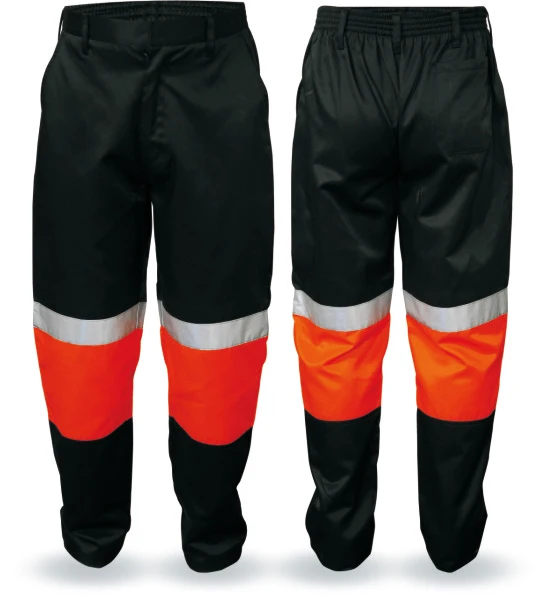 LX949-New products cheap safety trousers used hi-vis reflective tape work pants
