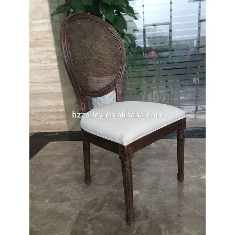 Fashion and elegant design solid wood restaurant vintage dining chair