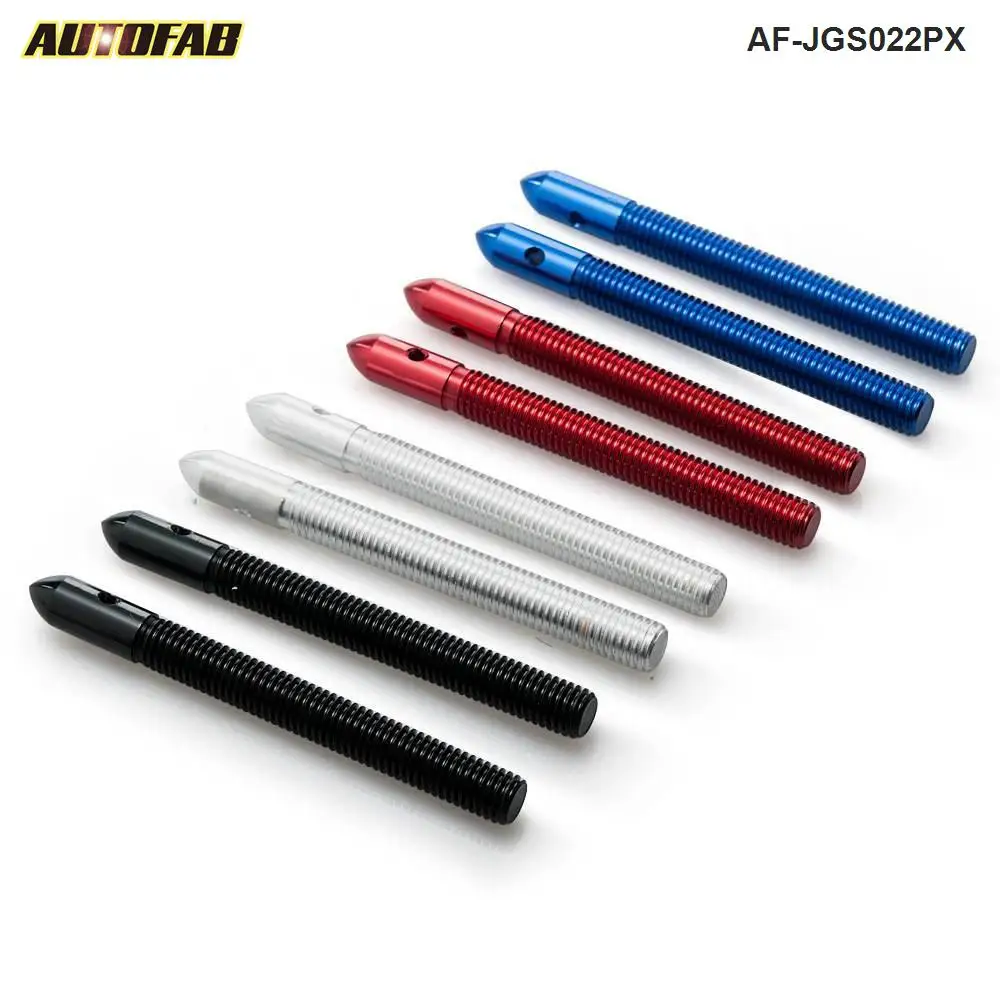 AUTOFAB - Universal Racing Epman Sport Car Hair Pin Style Hood Pin Set W/ Lanyards AF-JGS022PX