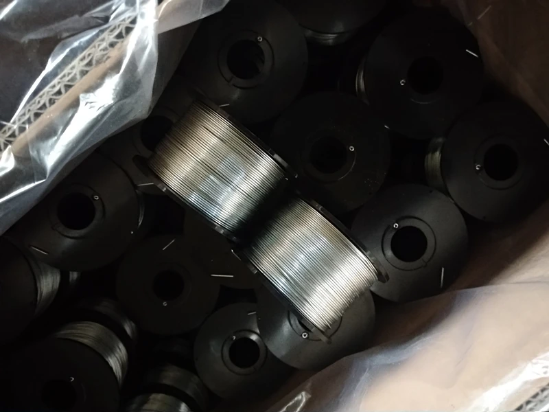 silver galvanized rebar tying wire for rebar tying tool wire spool P-01