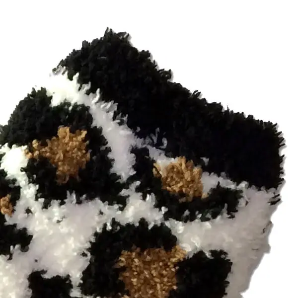 Warm Thick Bedroom Leopard Print Fluffy Socks for Women