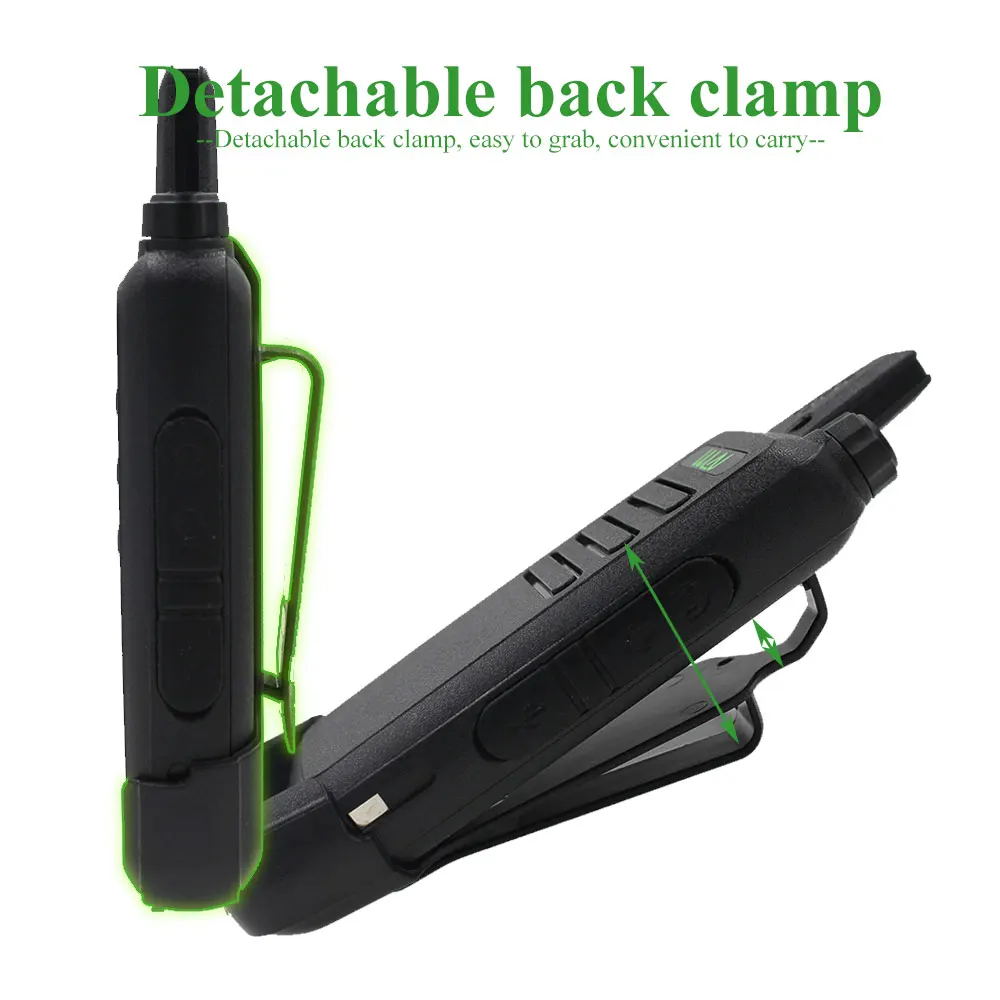 1 Km Range 2x Mini Hand Held Two Way Radio Wln Kd-c1 Portable Uhf 400-520mhz 5w Power 16 Channel Kdc1 Transceiver Walkie Talkie