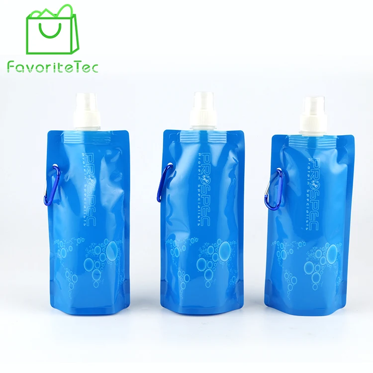 Stand Up Spout Pouch Seal Plastic Water Bottle