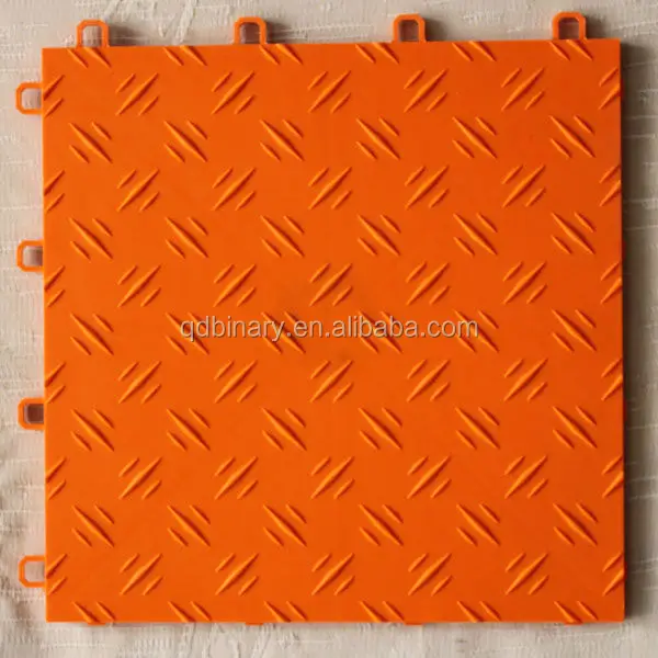 
Pp interlocking floor plastic floor tile heavy duty warehouse tile , slab floor for garage 