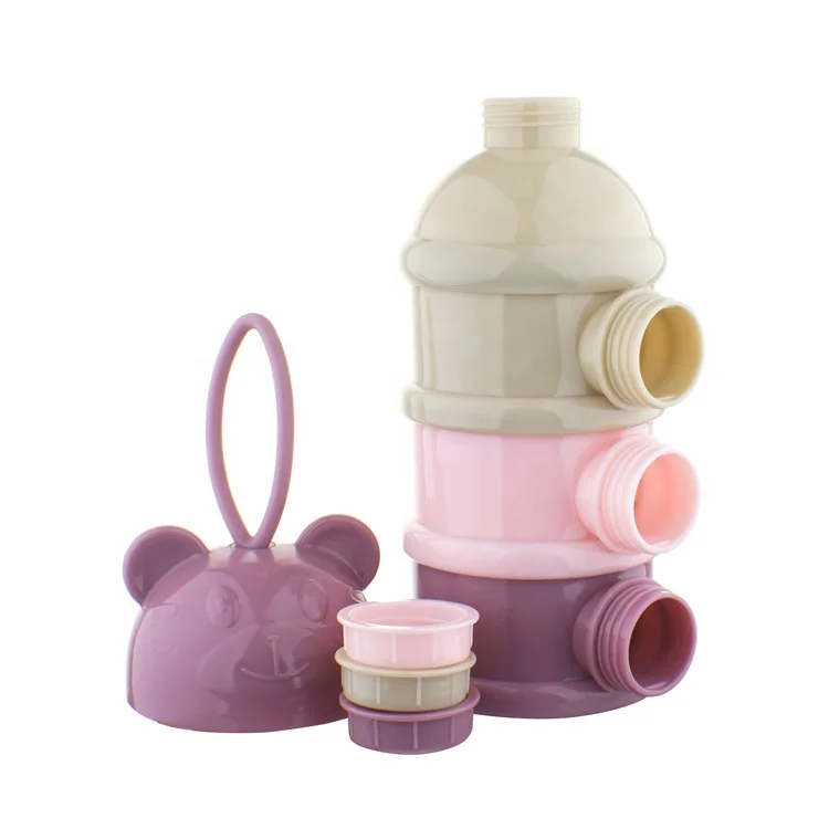 Food grade baby snack food case PP milk powder container