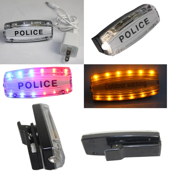 Красно-синий предупреждающий проблесковый наплечный фонарь для улицы мини-предупреждающий мигающий проблесковый светодиодный наплечный фонарь