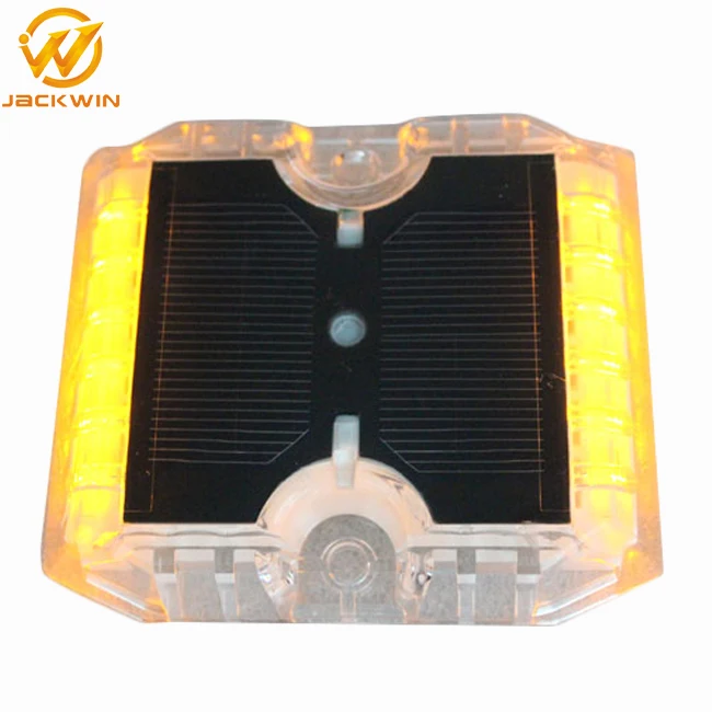 Plastic solar street light road stud blinking led flashing solar driveway marker light