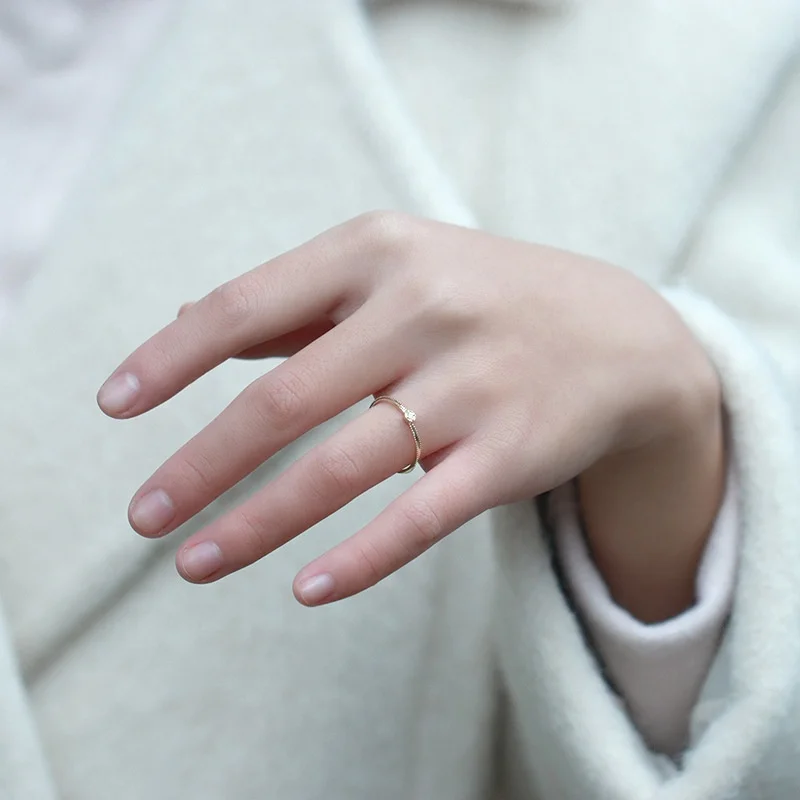 
Real Diamond 100% Authentic Solid 9K Yellow Women Jewelry Gold Ring Designs Available Fast Shipping 2pcs A Lot 